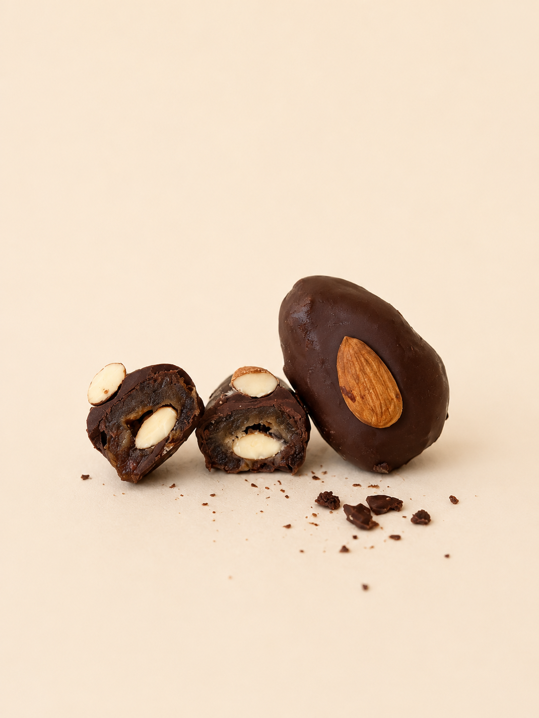 Salted Almond Butter Stuffed Dates